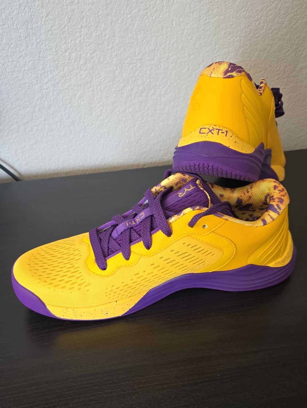 TYR CXT-1 Trainer Yellow Purple Men's 8.5 Women's 10 Lakers LSU New No Box